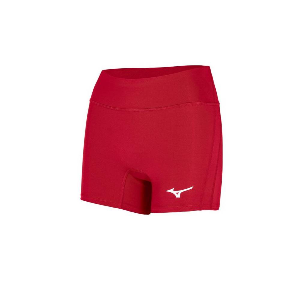 Mizuno Elevated 4" Inseam Női Rövidnadrág Piros IAR520418